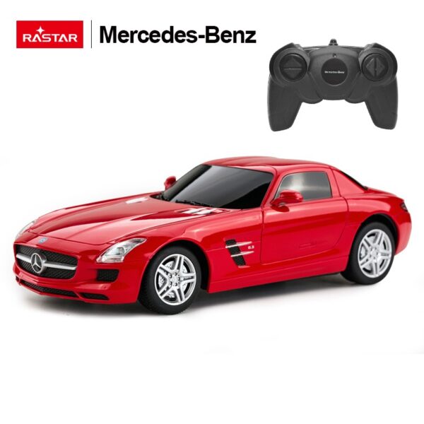 MERCEDES BENZ SLS AMG 1:24 ΤΗΛΕΚΑΤΕΥΘΥΝΟΜΕΝΟ ΚΟΚΚΙΝO