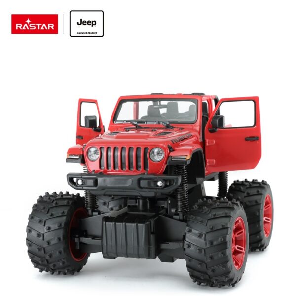 JEEP WRANGLER RUBICON 1:14 ΤΗΛΕΚΑΤΕΥΘΥΝΟΜΕΝΟ KOKKINO