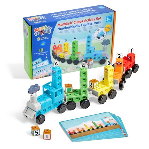 MathLink® Cubes Numberblocks® Εκπαιδευτικό Σετ Τρένου