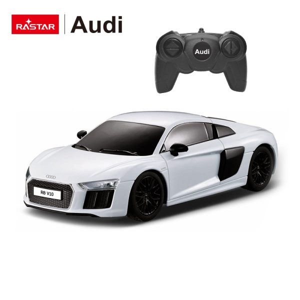 AUDI R8 1:24 ΤΗΛΕΚΑΤΕΥΘΥΝΟΜΕΝΟ ΛΕΥΚΟ  Ν